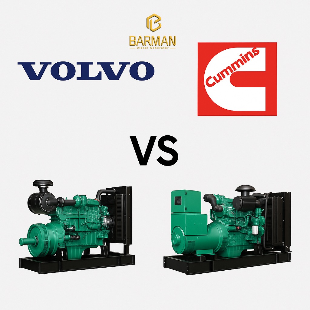 بهترین برندهای دیزل ژنراتور، برند ولوو پنتا (Volvo Penta)، برند کامینز (Cummins)، برند پرکینز (Perkins)، برند کوهلر (Kohler)، برند کاترپیلار، مقایسه دیزل ژنراتور، انتخاب برند ژنراتور، برندهای ژنراتور در ایران