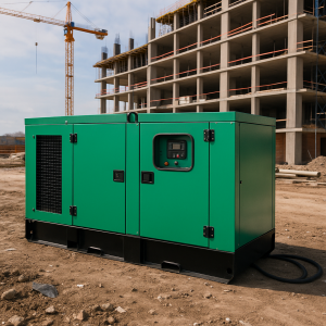 دیزل ژنراتور سایلنت در پروژه ساختمانی تهران برای تأمین برق اضطراری — اجاره دیزل ژنراتور در تهران توسط بارمان دیزل